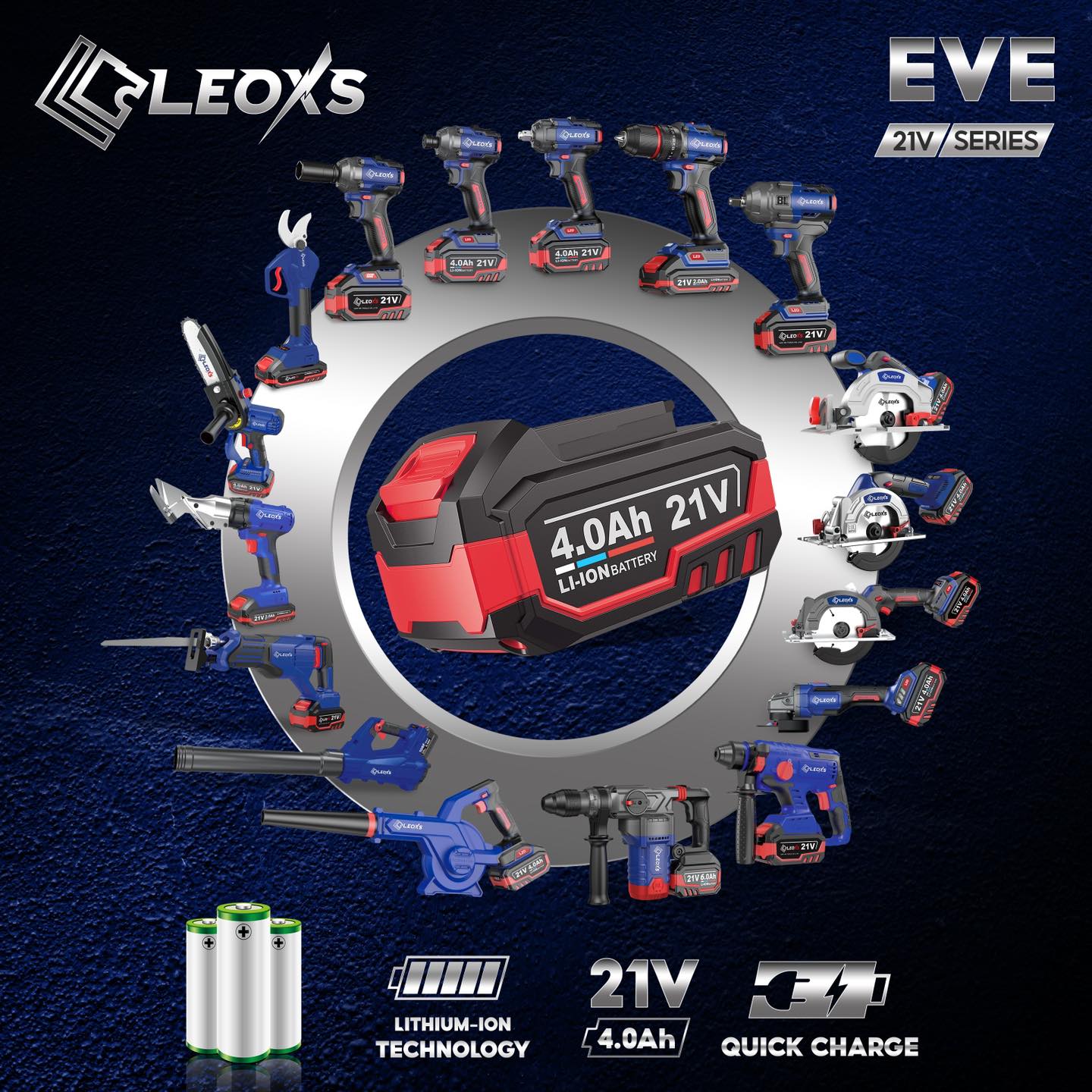 Thân Máy Cưa Đĩa Tròn Pin 21V LEOXs LXS-CS140PRO Không Chổi Than Lưỡi 140mm Cắt Gỗ Đa Năng