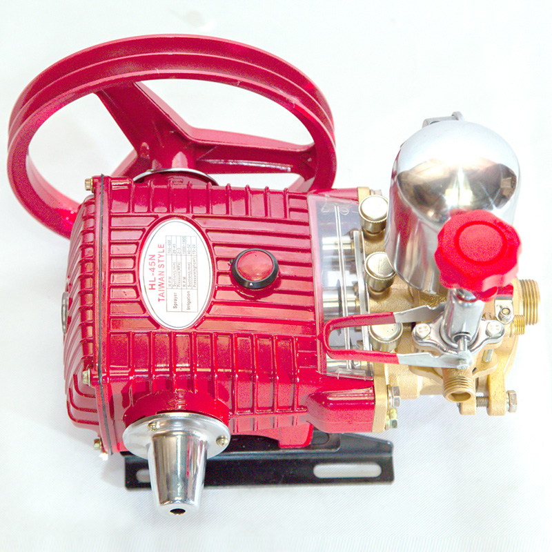 ĐẦU MÁY RỬA XE DÂY ĐAI LUCKY HL45 MÀU ĐỎ GÂN TY THÉP 30MM