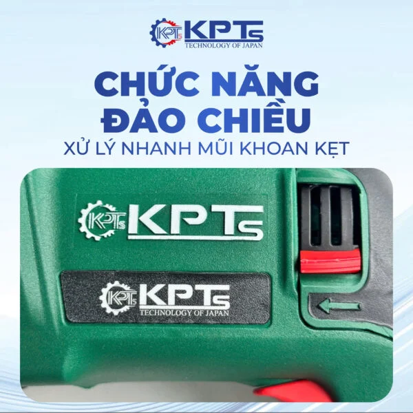 Máy Khoan Đục 3 Chức Năng KPTs KPT-26-02 1100W Khoan Bê Tông 26mm