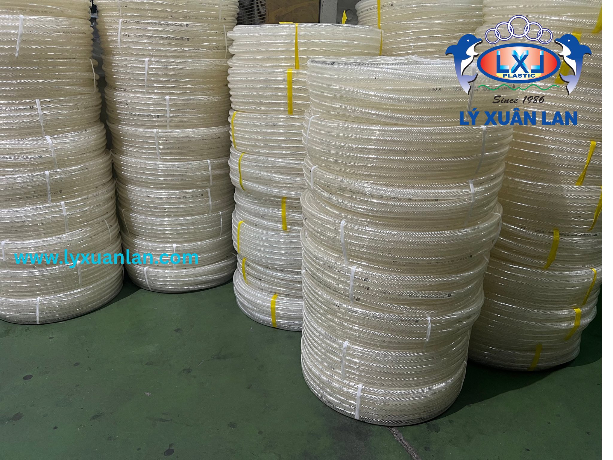 ỐNG LƯỚI DẺO LÝ XUÂN LAN LXL PHI 6 ĐẾN PHI 60 MÀU TRẮNG SỨ