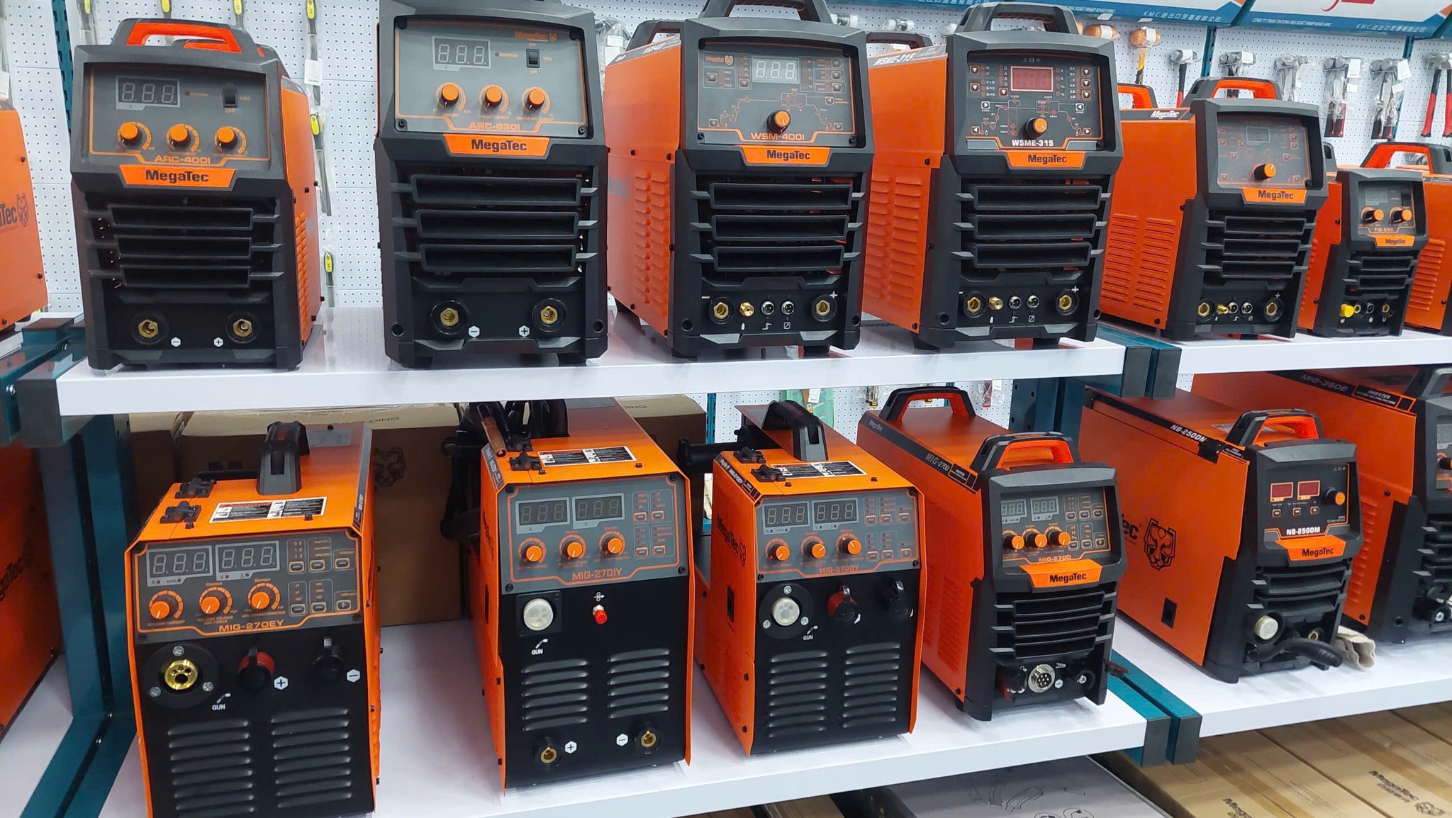 MÁY HÀN KHÔNG DÙNG KHÍ MEGATEC MIG-200 INVERTER 2.2KVA MIG120A