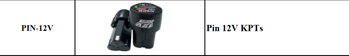 Pin 12V KPTs Li-ion 3 Cell Dùng Cho Máy Khoan Máy Bắt Vít Máy Rung Gạch