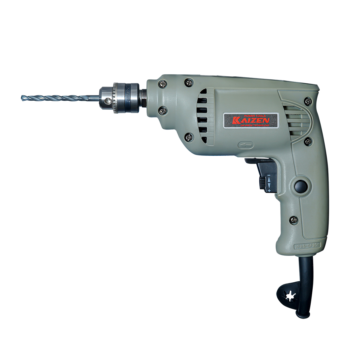 Máy Khoan Cầm Tay KAIZEN KZ-6510 400W Đầu 6.5mm Khoan Sắt Gỗ Bắt Vít
