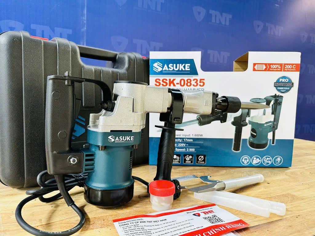 Điện Máy Minh Thành HD - Máy Khoan Đục Bê Tông Mũi 17 SSK-0835  Công Suất 1600W  Tốc độ 0-2.900r/min Thương Hiệu SASUKE Dây Đồng Bảo Hành 6 Tháng