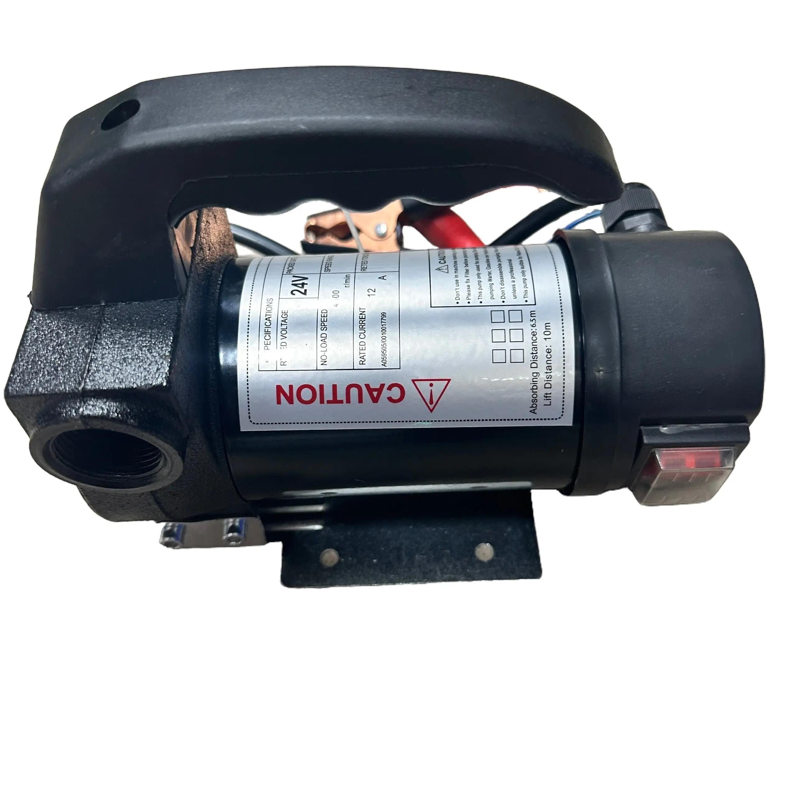 MÁY BƠM DẦU 200W 24V HÚT SÂU 3M ĐẾN 8M CỘT ÁP 10 ĐẾN 15M HÚT XẢ 25/25 LƯU LƯỢNG 40 L/MIN HÚT DẦU DIESEL NHỎ GỌN