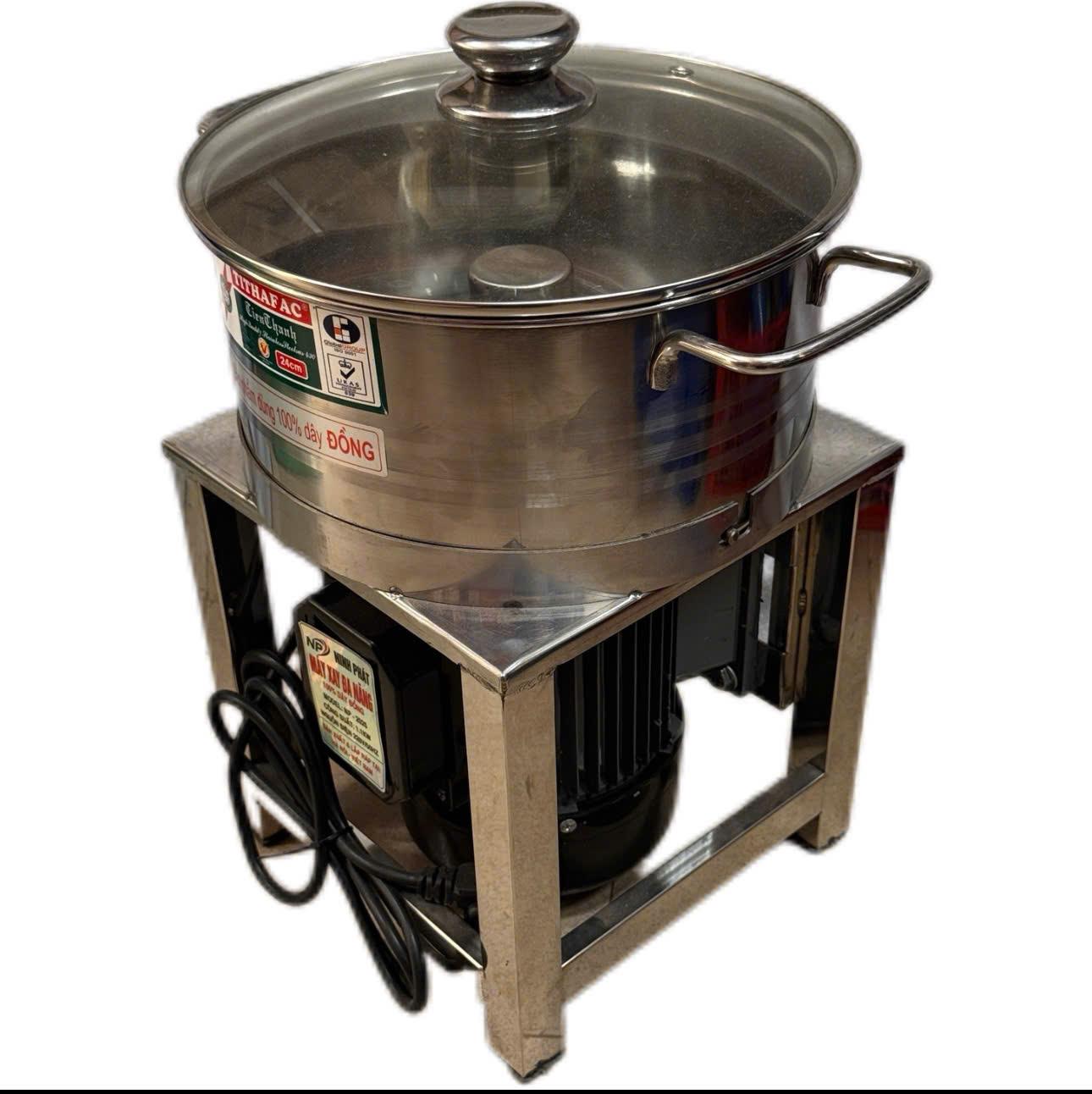 Điện Máy Minh Thành HD - Máy Xay Đa Năng 1.1kw Nồi 24cm Inox Dao Thả 2 Cánh Thương Hiệu NINH PHÁT 100% Dây Đồng Bảo Hành 12 Tháng Điện Áp: 220V/50Hz