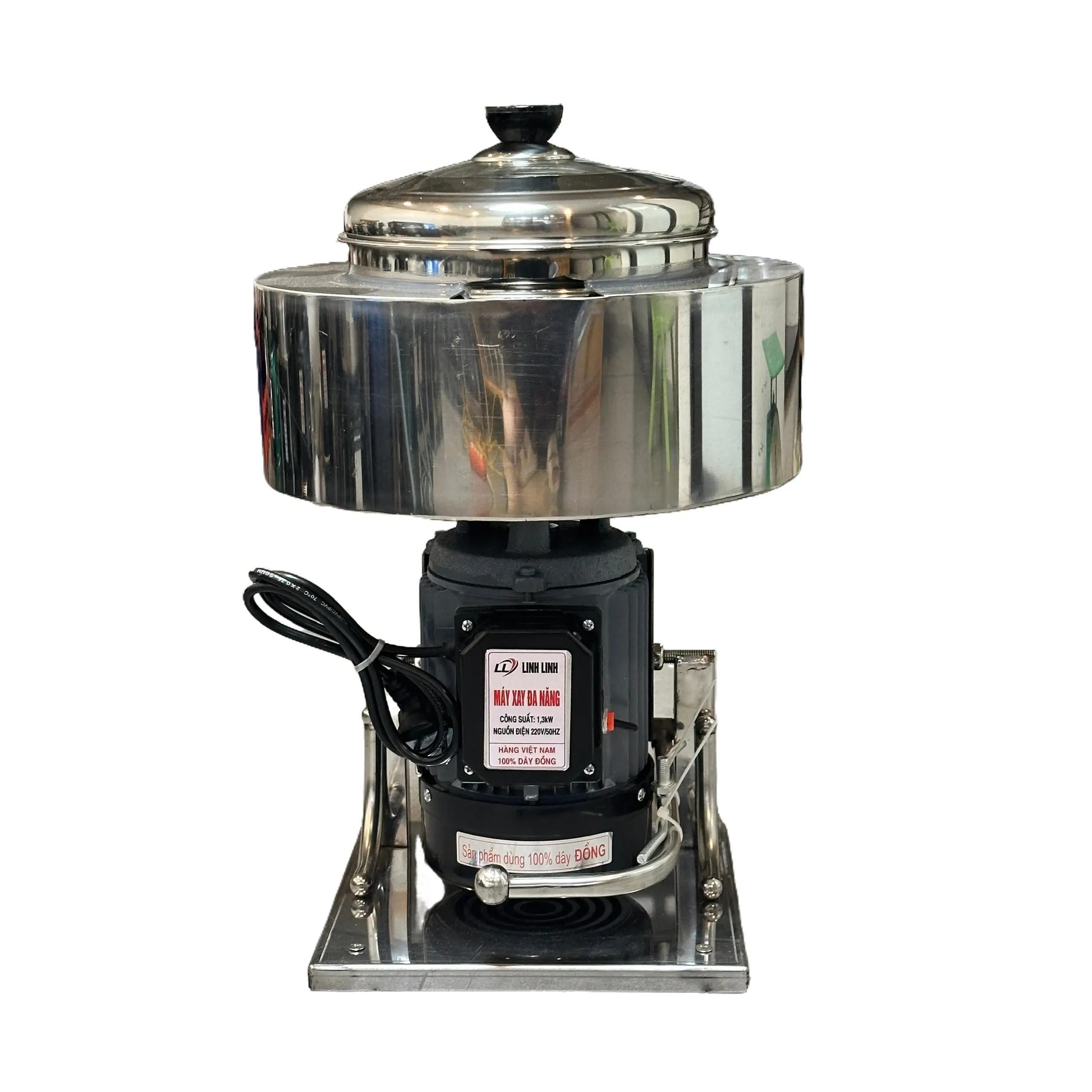 MÁY XAY GIÒ CHẢ CÔNG NGHIỆP 1300W DAO 3 CÁNH CÓ BAO ĐÁ KHUNG INOX KÈM DAO RUỐC