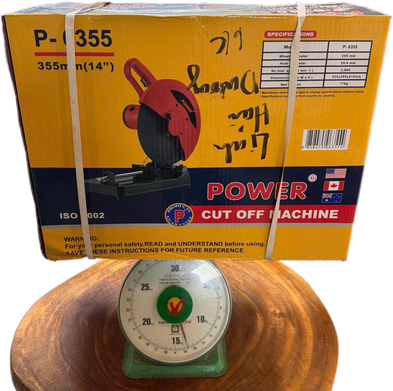 Điện Máy Minh Thành HD - Máy Cắt Sắt Bàn 2000w - 220v Kèm Lưỡi 355mm Thương Hiệu POWER Dây Đồng Bảo Hành Chính Hãng