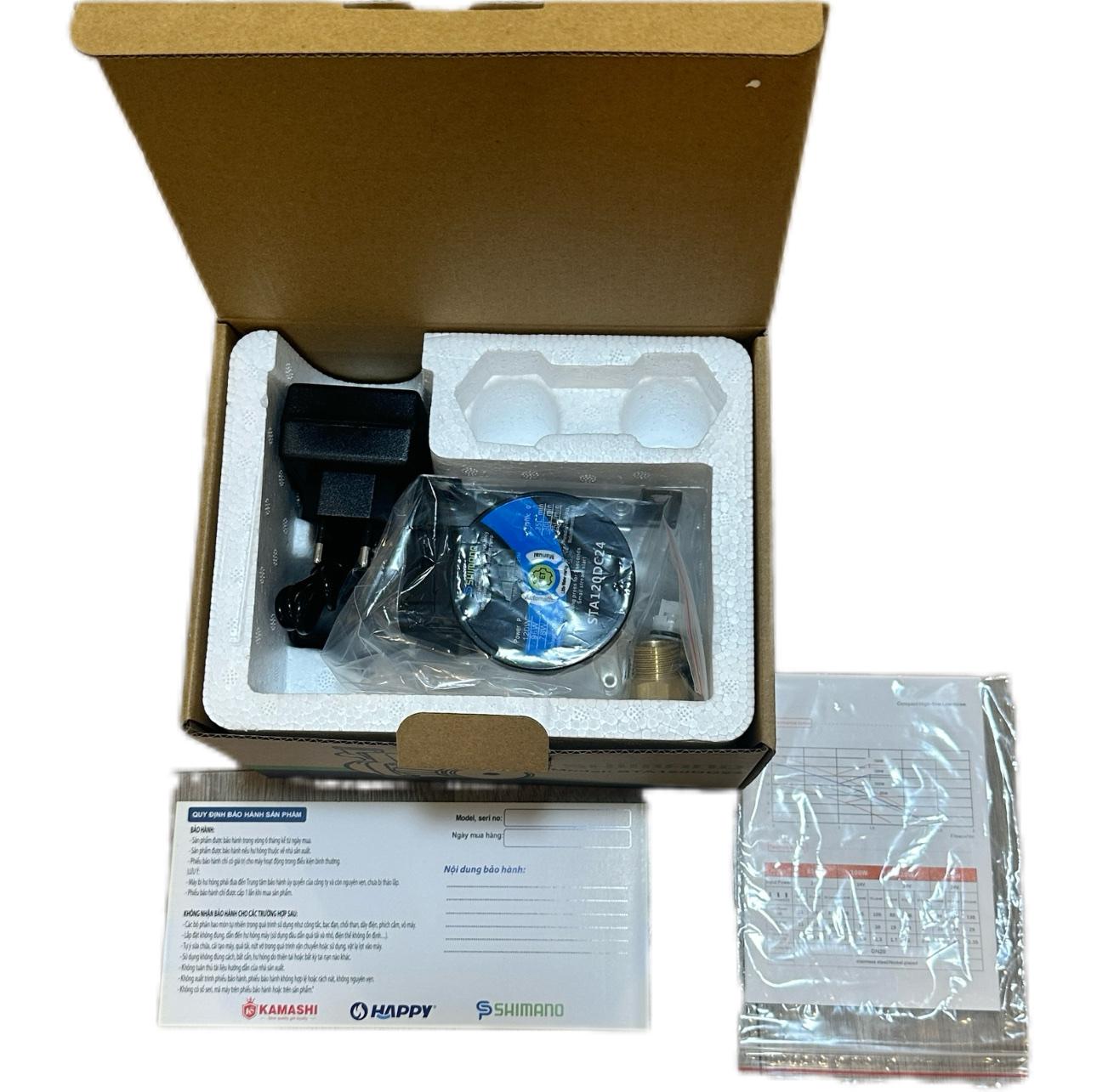 Điện Máy Minh Thành HD - Máy Bơm Tăng Áp Mini 24v 120w Thương Hiệu SHIMANO Dây Đồng Bảo Hành 6 Tháng