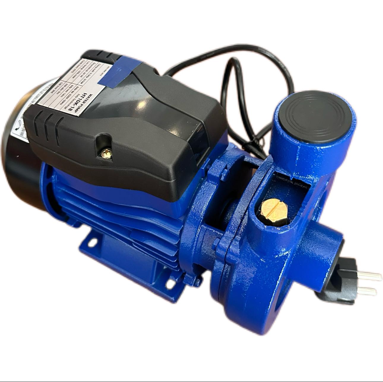 Điện Máy Minhh Thành HD - Máy Bơm Ly Tâm  375w - 220v Hút Sâu 8m Đẩy Cao 14m Hút Xả 34/34 Lưu Lượng 105 l/min Cánh PPO Cốt Inox304 Thương Hiệu HTC Dây Đồng Bảo Hành 12 tháng