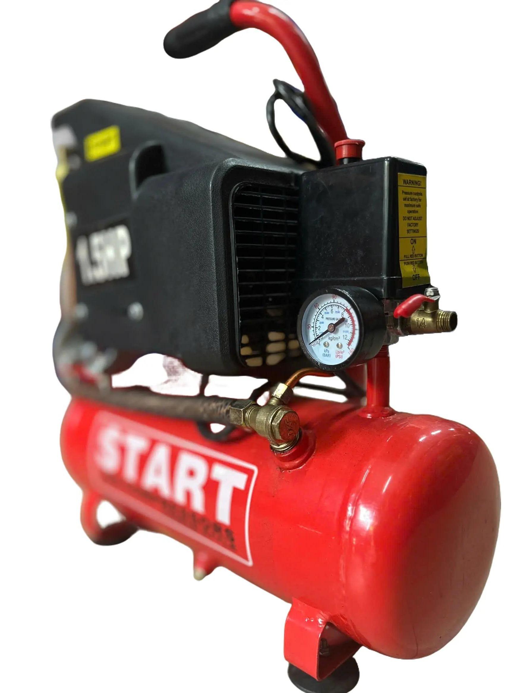Máy Nén Khí, Bơm Hơi Bình 12L - 1.5hp Động Cơ 100% Đồng Thương Hiệu START Bảo Hành Chính Hãng