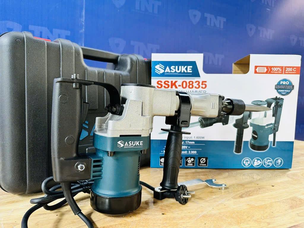 Điện Máy Minh Thành HD - Máy Khoan Đục Bê Tông Mũi 17 SSK-0835  Công Suất 1600W  Tốc độ 0-2.900r/min Thương Hiệu SASUKE Dây Đồng Bảo Hành 6 Tháng