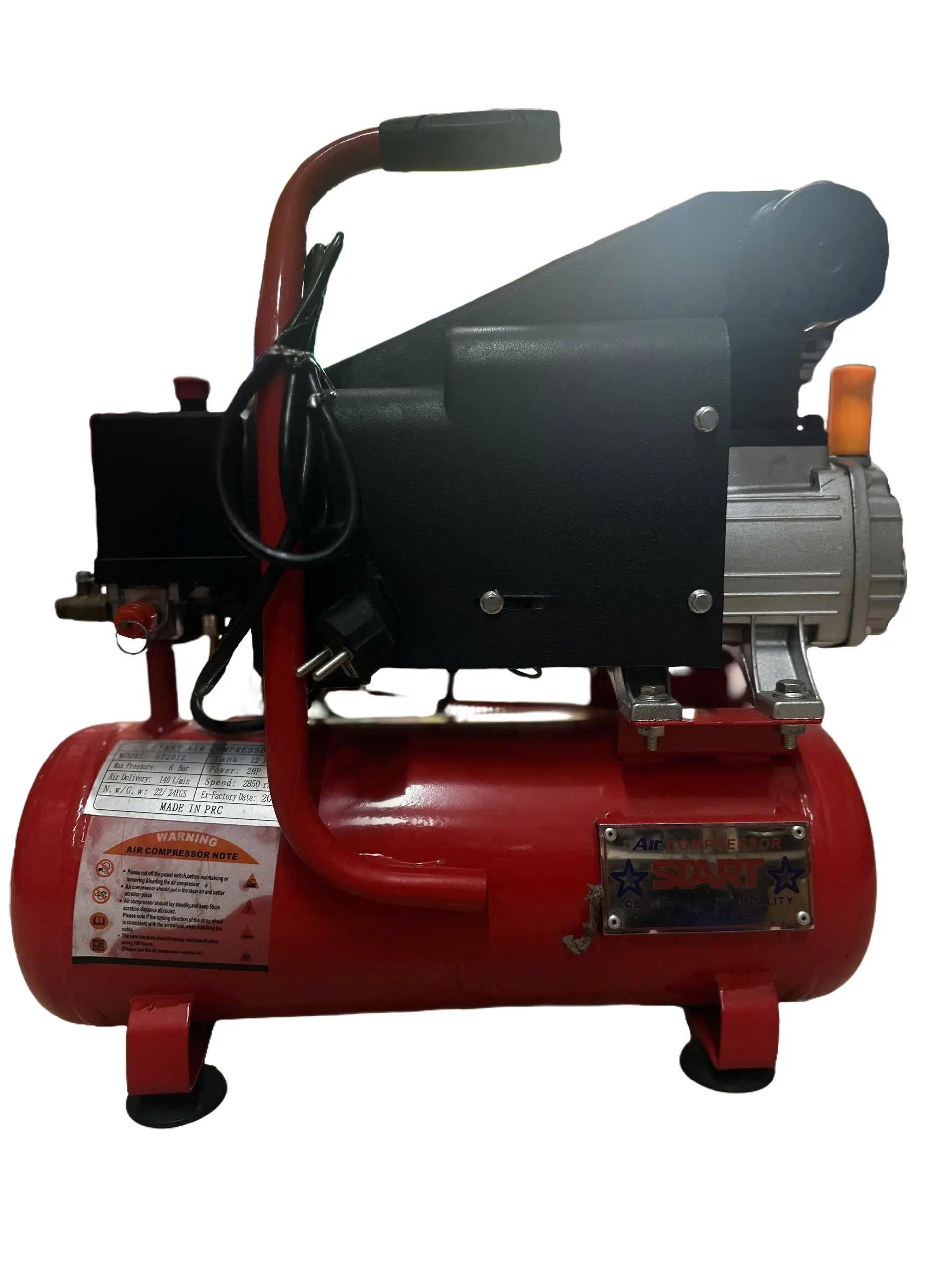 Máy Nén Khí, Bơm Hơi Bình 12L - 1.5hp Động Cơ 100% Đồng Thương Hiệu START Bảo Hành Chính Hãng