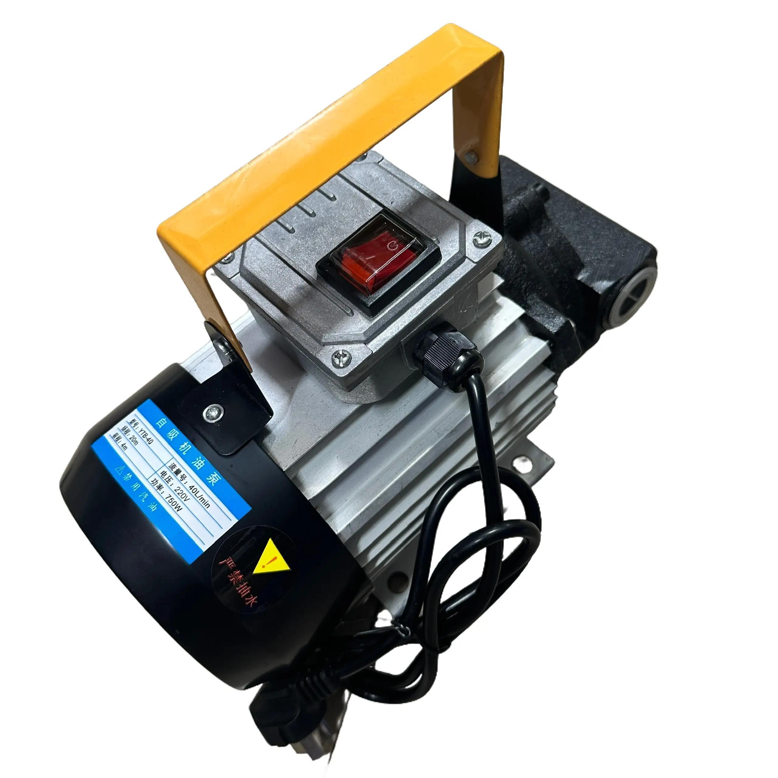 MÁY BƠM DẦU 750W 220V HÚT SÂU 3M ĐẾN 8M CỘT ÁP 10 ĐẾN 15M HÚT XẢ 25/25 LƯU LƯỢNG 40 L/MIN HÚT DẦU DIESEL NHỎ GỌN