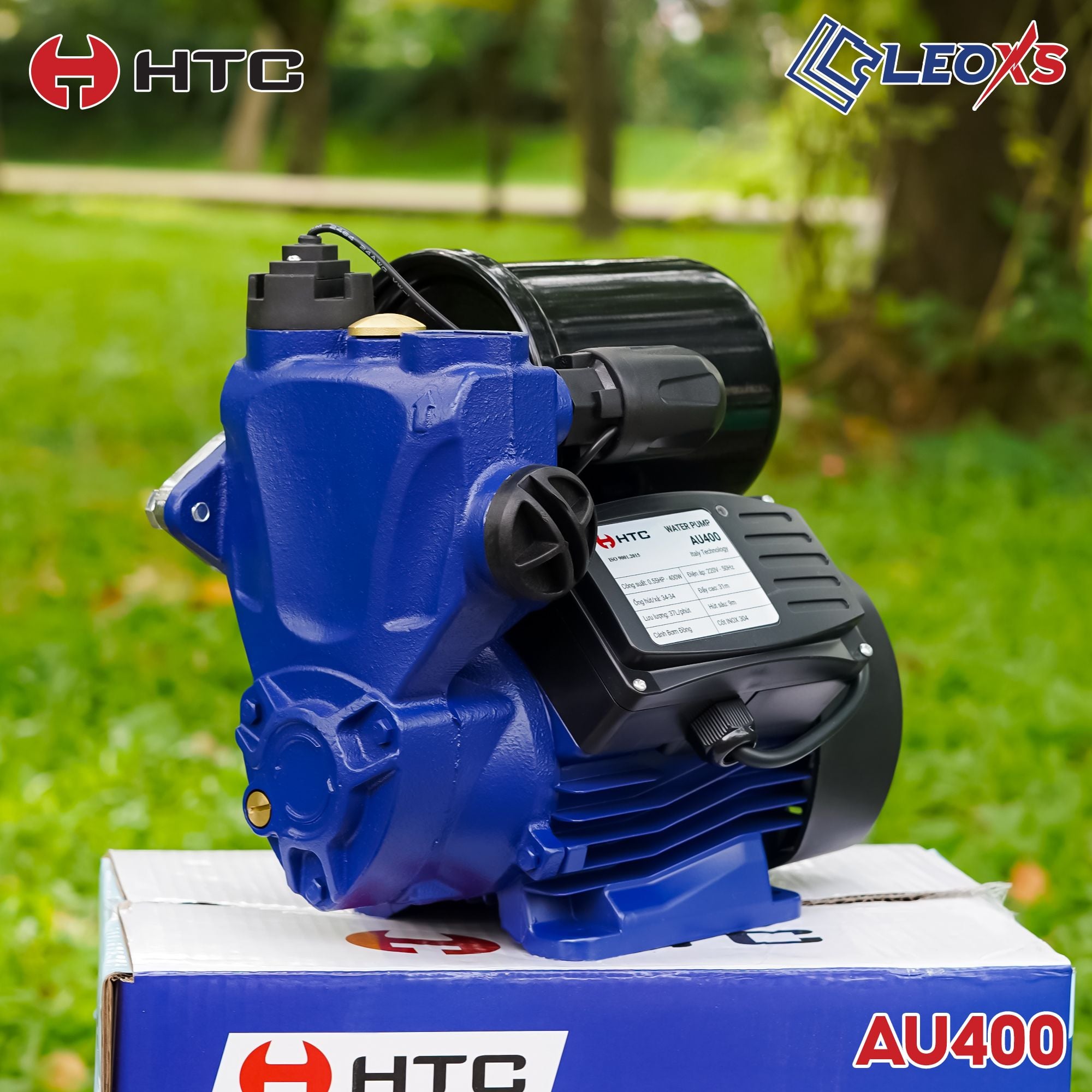 Máy Bơm Tăng Áp Điện Tử HTC AU400 400W Nước Nóng Lạnh Tăng Áp Tổng Tự Động