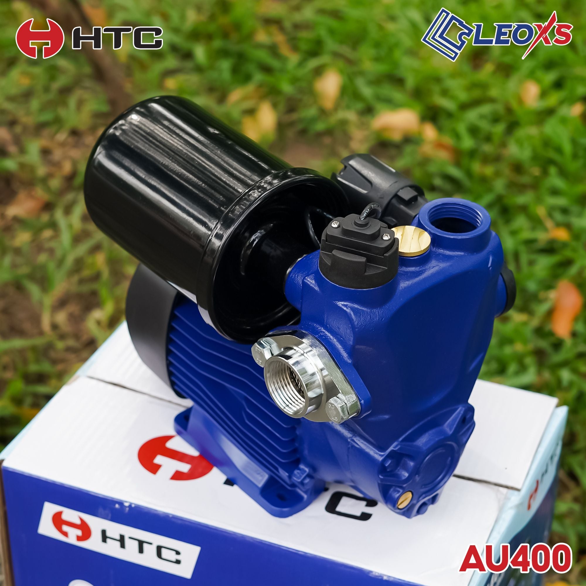 Máy Bơm Tăng Áp Điện Tử HTC AU400 400W Nước Nóng Lạnh Tăng Áp Tổng Tự Động