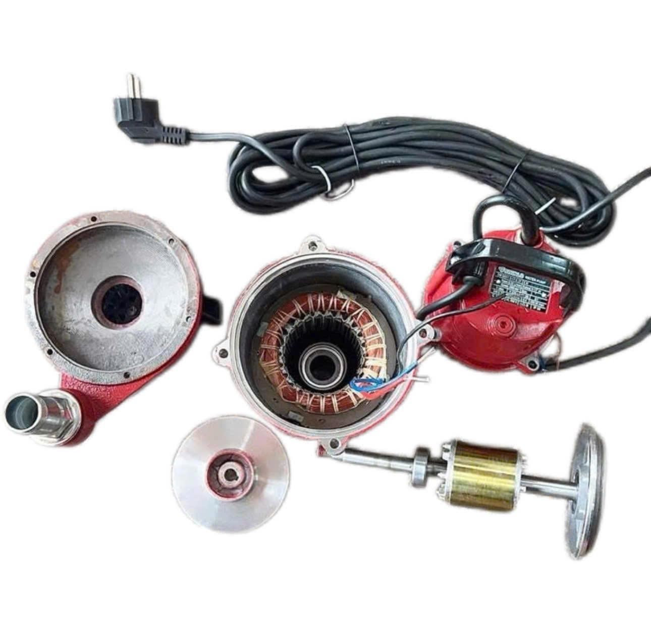Điện Máy Minh Thành HD - Máy Bơm Chìm 370w - 220v Lưu lượng 25 l/min Ống Xả (Φ ) 25  Cột áp 14m Cánh Nhôm Cốt Hợp Kim Thương Hiệu SWIRLS Dây Đồng Bảo Hành 12 Tháng