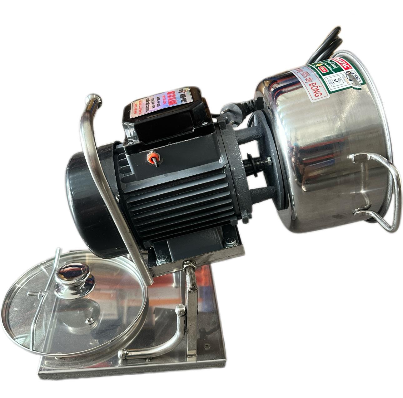 Điện Máy Minh Thành HD - Máy Xay Thịt Công Nghiệp 750w - 220v Lõi Đồng 100% Khung Inox Tôn Nồi 20cm Dao 2 Cánh Inox Tặng Thanh Ruốc Thương Hiệu NINH PHÁT  Bảo Hành 12 Tháng