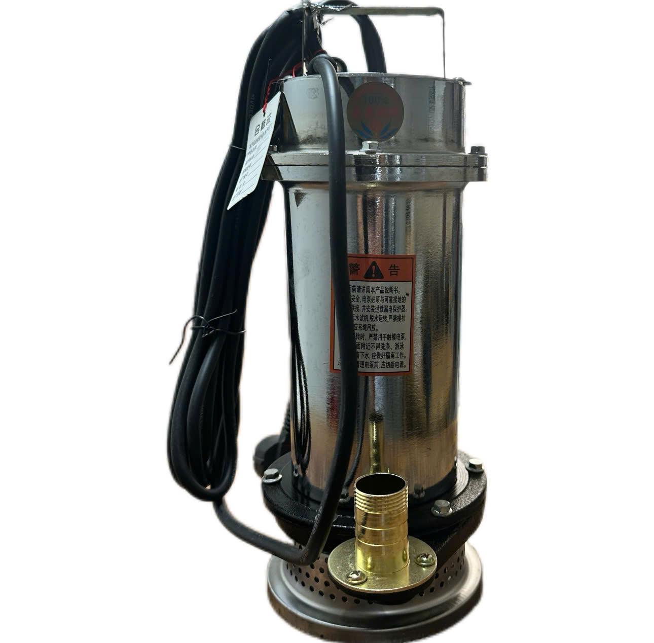MÁY BƠM CHÌM NƯỚC SẠCH 370W-220V BƠM TÕM INOX QDX1.5-16-0.37 ỐNG XẢ 25MM LƯU LƯỢNG 1.5M3/H MAX 16M BƠM AO HỒ GIẾNG KHOAN HÚT NƯỚC SINH HOẠT