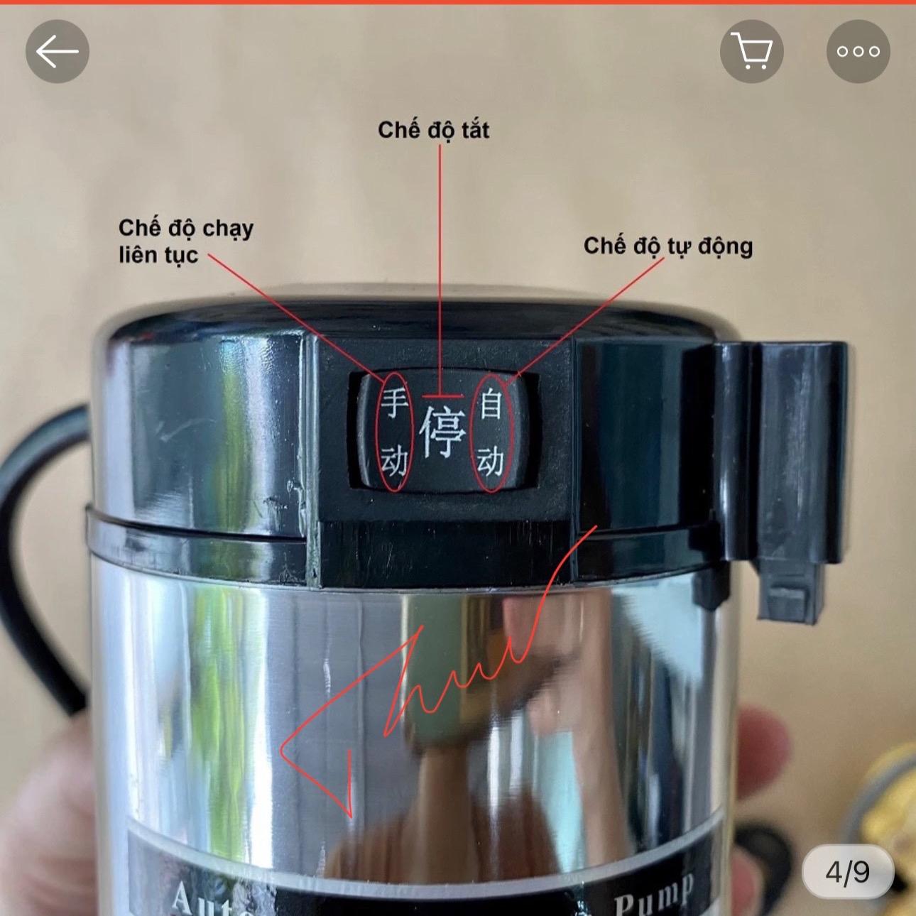 Máy Bơm Tăng Áp Từ Penronil 100W Cho Vòi Sen Máy Giặt Bình Nóng Lạnh