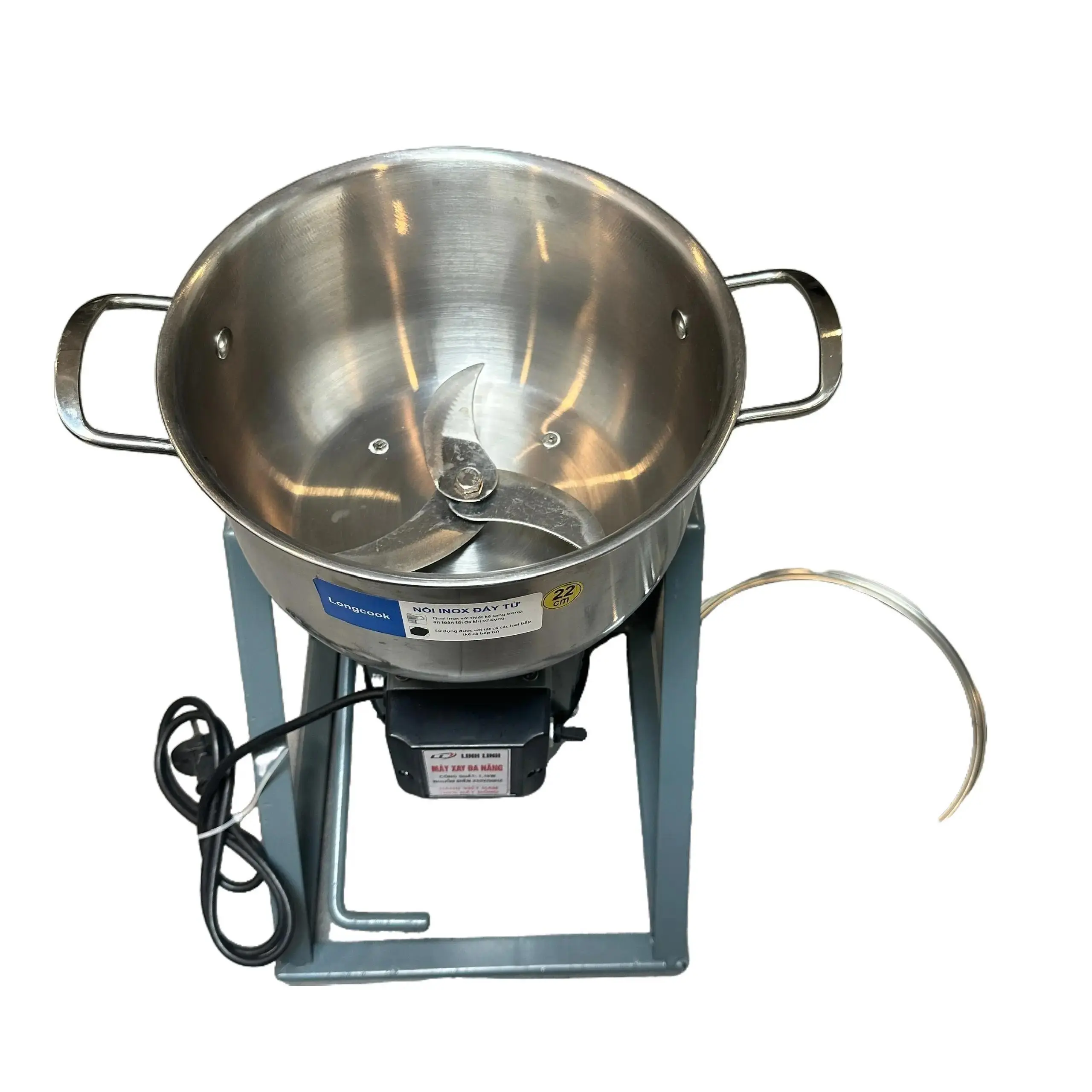 LƯỠI DAO XAY THỊT 3 CÁNH INOX 304 DÀNH CHO NỒI 22CM ĐÁY BẦU LOẠI DÀY ĐẸP CÓ THỂ THÁO RA MÀI DŨA