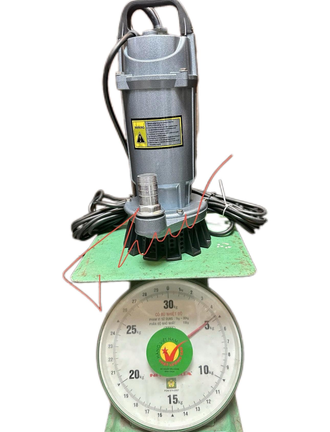 Điện Máy Minh Thành HD - Máy Bơm Chìm 370w - 220v Lưu lượng 25 l/min Ống Xả (Φ ) 25  Cột áp 14m Cánh Nhôm Cốt Hợp Kim Thương Hiệu SWIRLS Dây Đồng Bảo Hành 12 Tháng