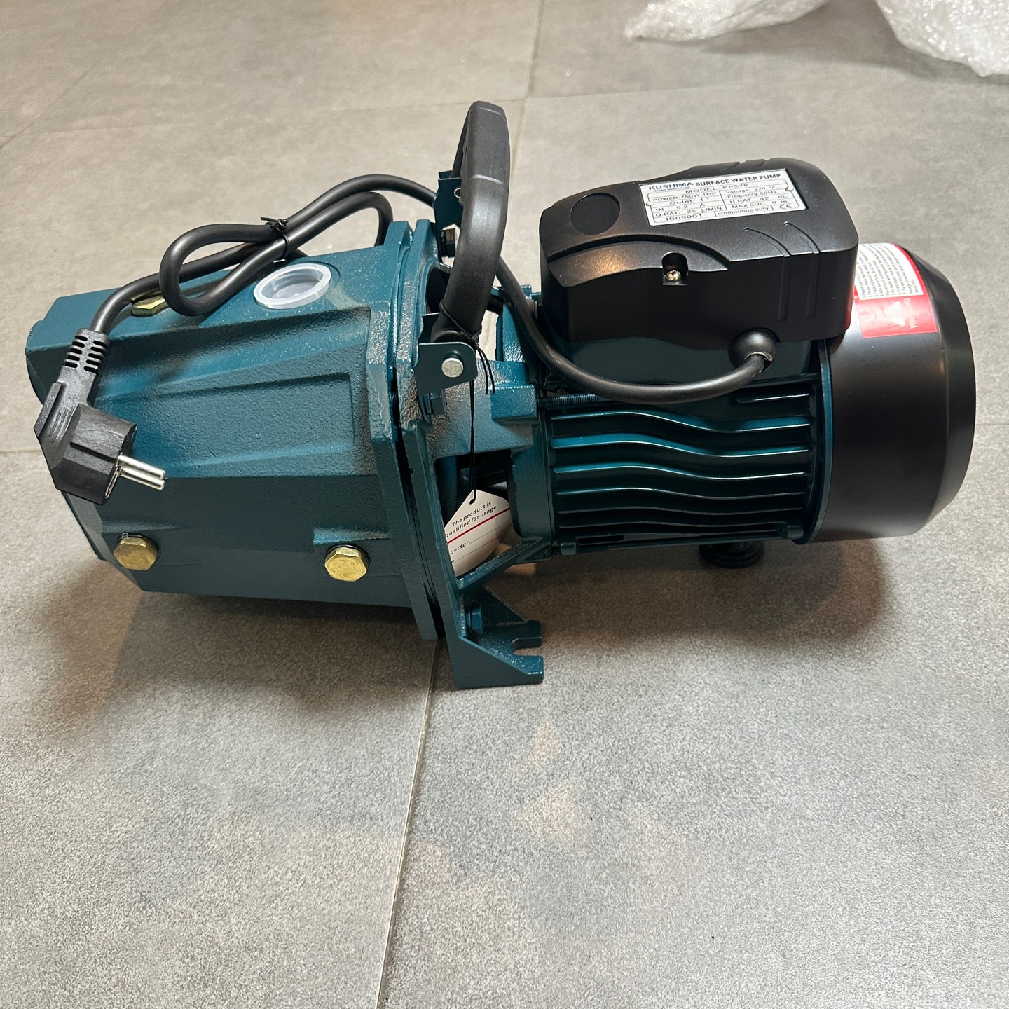 MÁY BƠM CON LỢN JET 100 KUSHIMA KP578 750W HÚT XẢ 25/25 LƯU LƯỢNG 25L/MIN MAX 42M CÁNH PPO CỐT HỢP KIM CHUYÊN HÚT GIẾNG KHOAN BỂ NGẦM VÀ ĐẨY CAO TẦNG