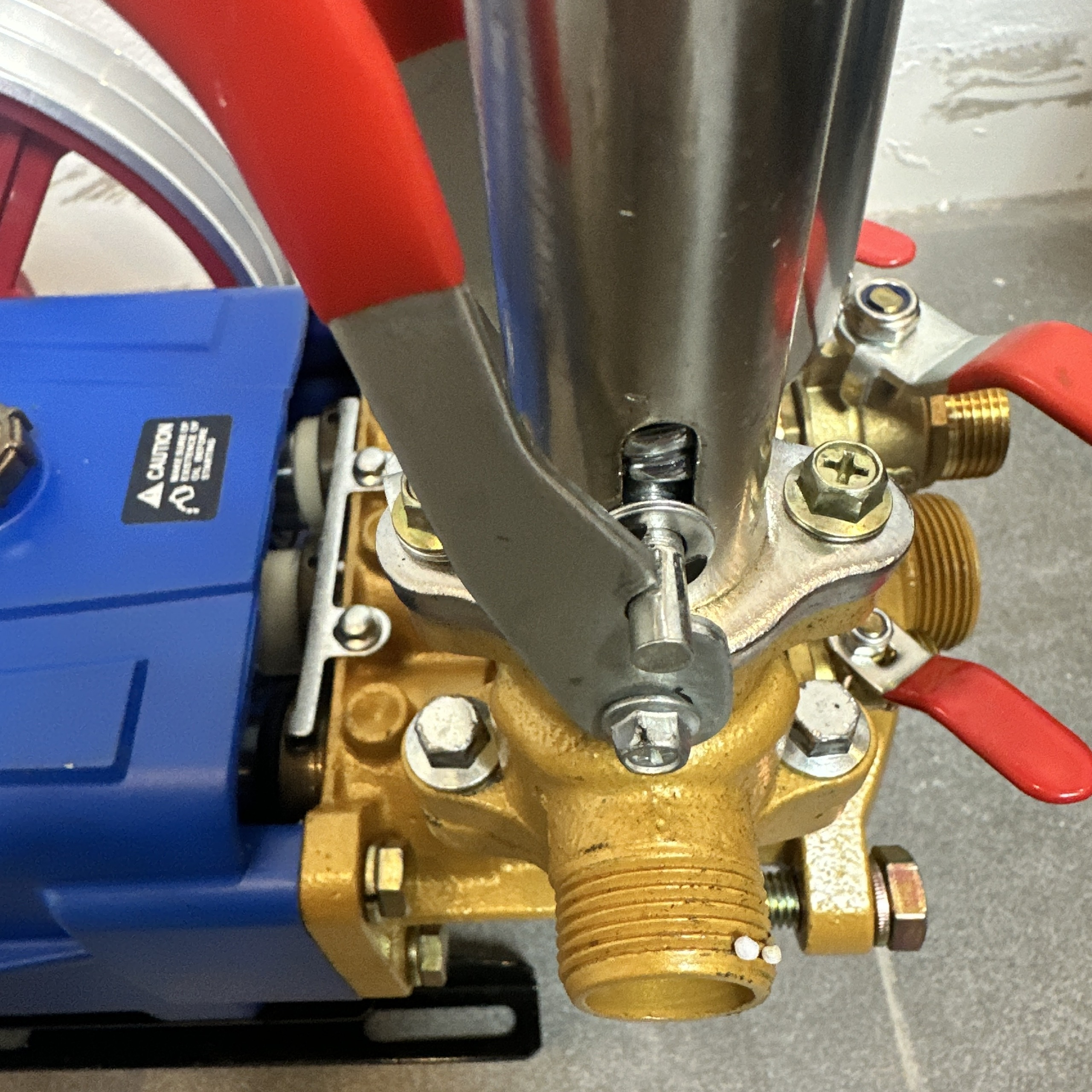 ĐẦU PHUN ÁP LỰC LUCKY HL98C MÀU XANH GÂN PISTON SỨ 30MM