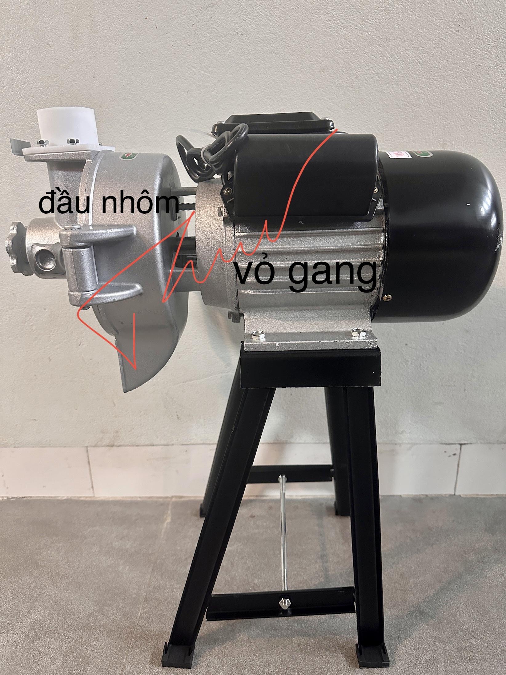 Điện Máy Minh Thành HD - Máy Xay Bột Gạo Nước 140D Đầu Nhôm Vỏ Gang Công Suất 2.2kw Bảo hành Chính Hãng Kèm Phễu Nhựa