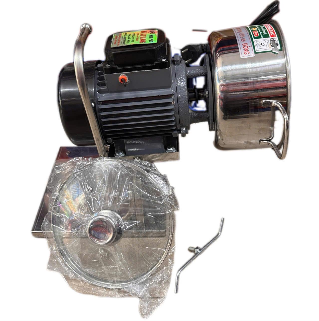 Điện Máy Minh Thành HD - Máy Xay Thịt Công Nghiệp 900w - 220v Lõi Đồng 100% Khung Inox Tôn Nồi 20cm Dao 2 Cánh Inox Tặng Thanh Ruốc Bảo Thương Hiệu NINH PHÁT Bảo Hành 12 Tháng
