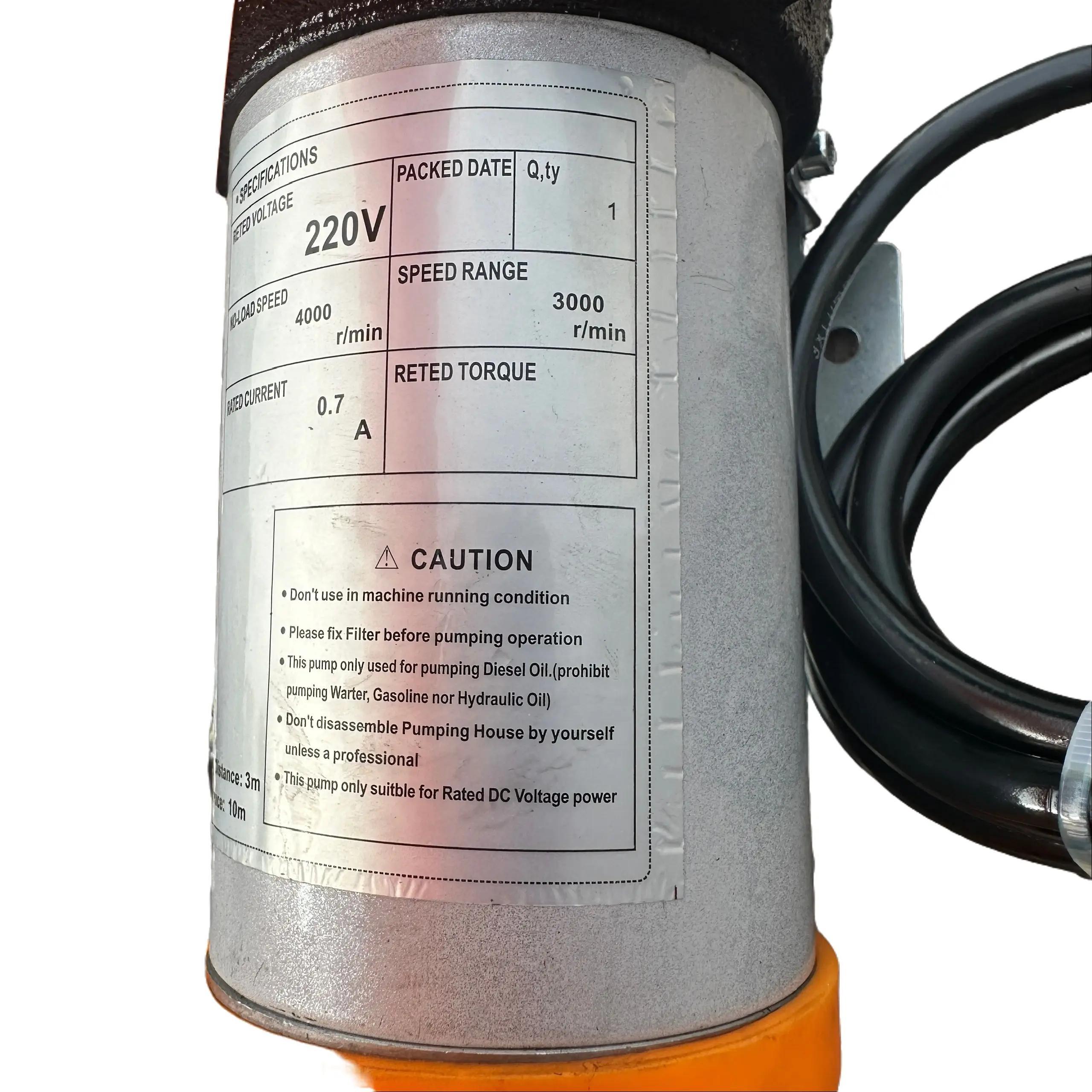 MÁY BƠM DẦU 200W 220V HÚT SÂU 3M ĐẾN 8M CỘT ÁP 10 ĐẾN 15M HÚT XẢ 25/25 LƯU LƯỢNG 40 L/MIN HÚT DẦU DIESEL NHỎ GỌN