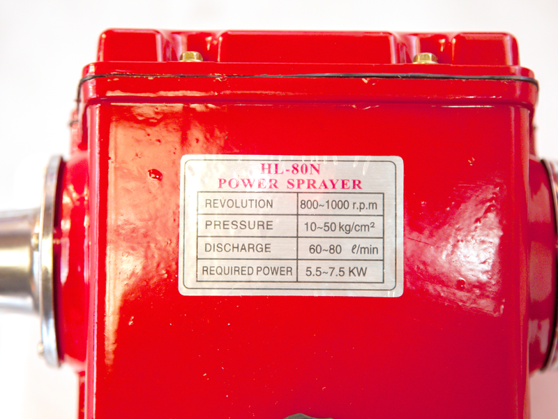 Đầu Phun Áp Lực Lucky HL80N Piston Thép 30mm 50Bar 80L/P Dùng Motor 3 Pha & Động Cơ Nổ Phun Thuốc Rửa Xe