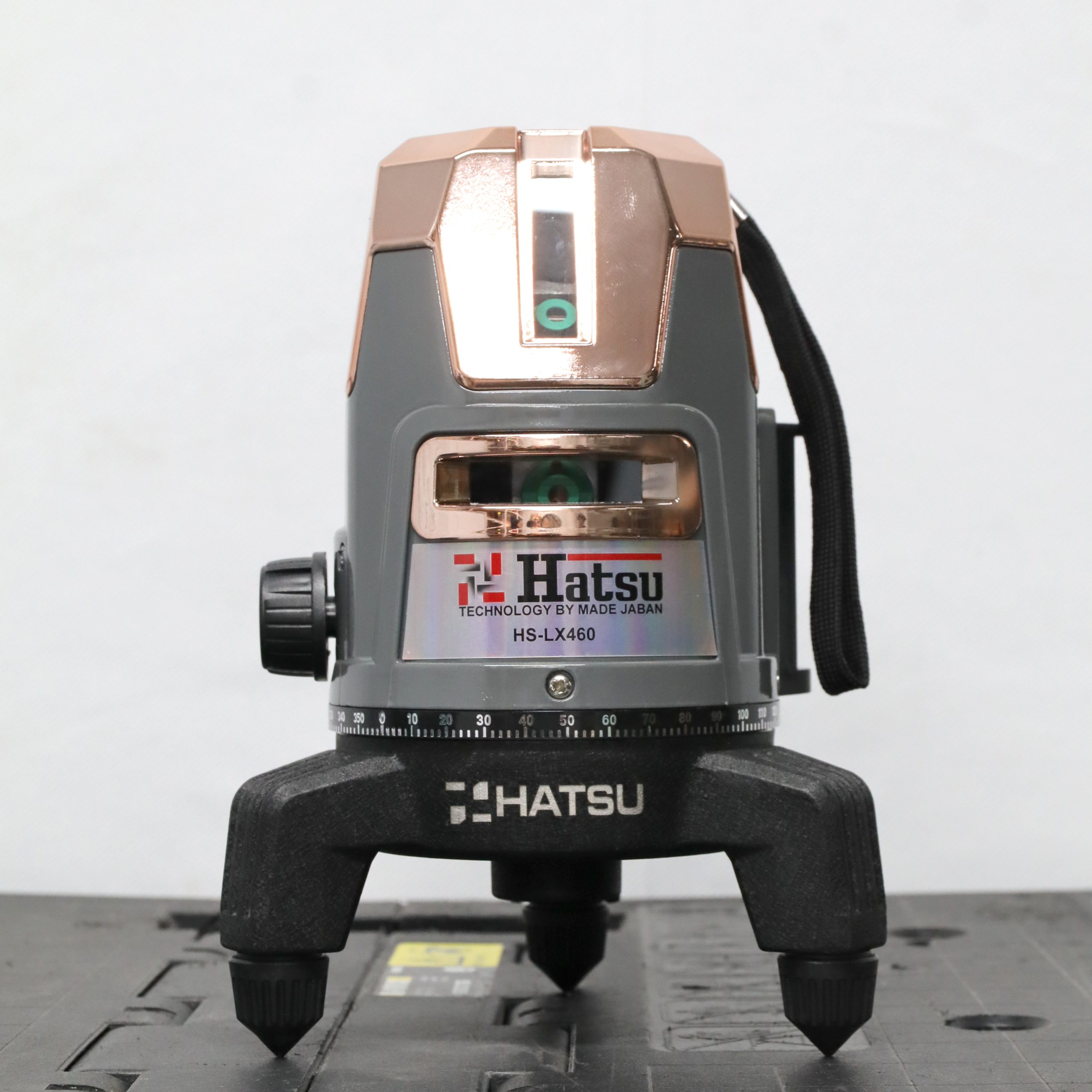 MÁY CÂN BẰNG LASER 5 TIA XANH HATSU HS LX-460 CÓ ĐIỀU KHIỂN QUAY 360° KÈM CHÂN