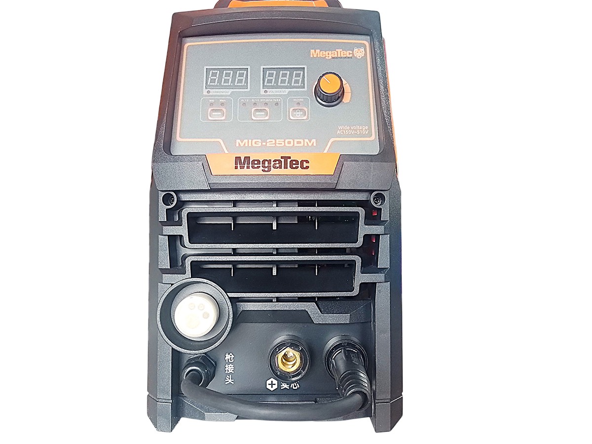 MÁY HÀN MIG MAG MMA CÓ THỂ HÀN NHÔM MEGATEC MIG-250DM 6.8KVA 220V/380V MIG 220A MMA 200A