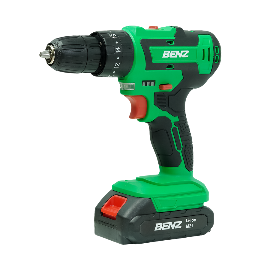 Máy Khoan Pin 21V Benz K600 3 Chức Năng Khoan Búa Bắt Vít 2 Pin 5 Cell Khoan Tường Sắt Gỗ