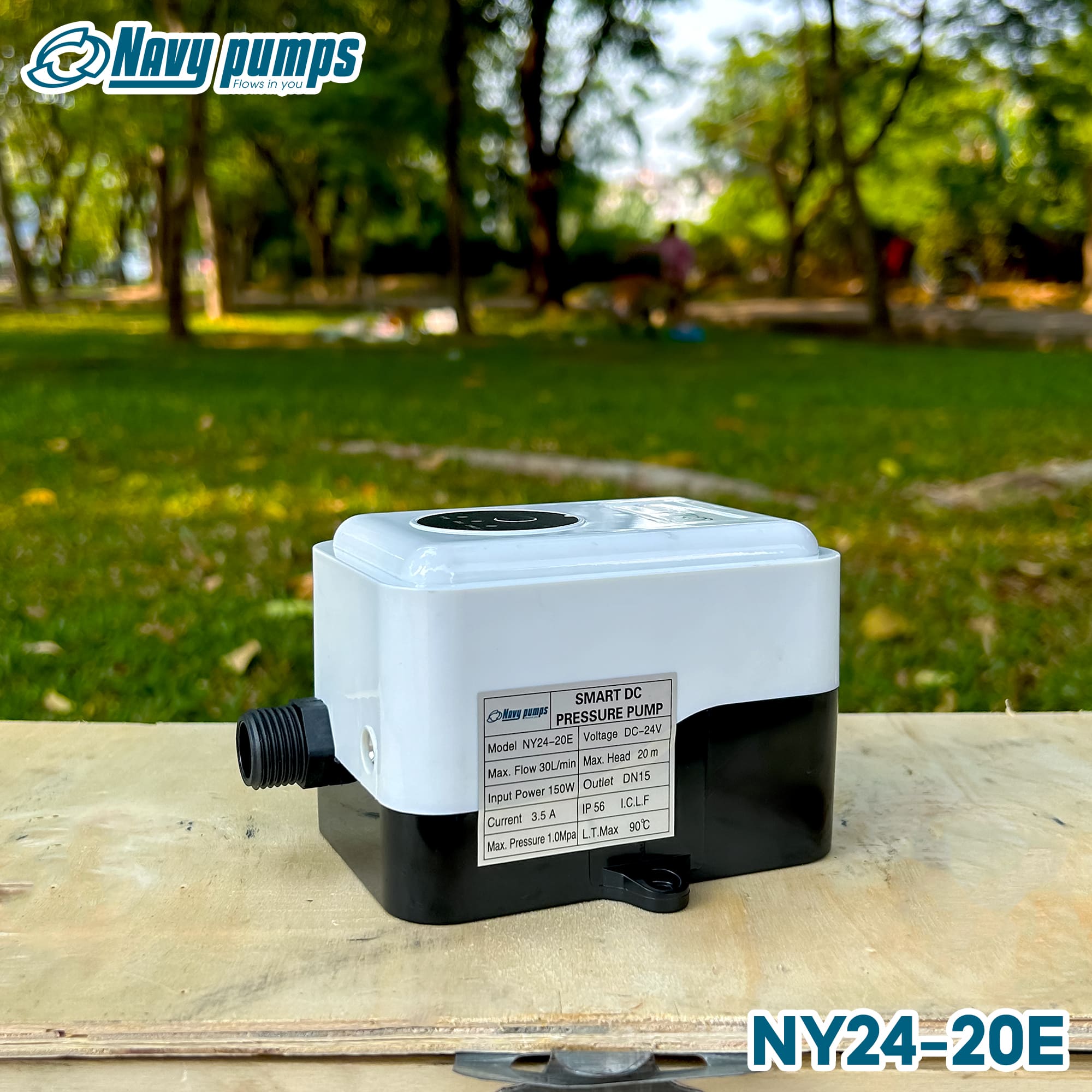 Máy Bơm Tăng Áp Điện Tử Mini NAVY NY24-20E Bơm Nước Nóng Cho Năng Lượng Mặt Trời Máy Bơm Tăng Áp 1 Thiết Bị