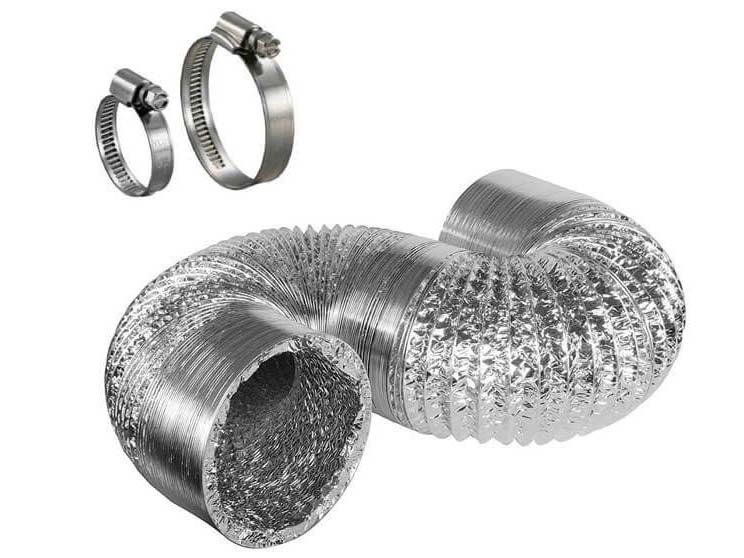 ỐNG GIÓ BẠC ỐNG CHUN BẠC KHÔNG BẢO ÔN TỪ PHI 100 ĐẾN PHI 200