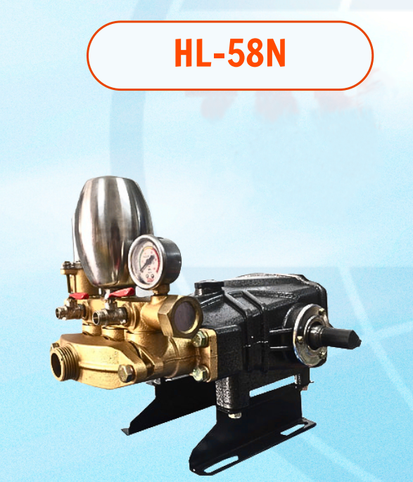 ĐẦU PHUN ÁP LỰC LUCKY HL58N MÀU ĐEN GÂN TY THÉP KHÔNG RỈ 30MM