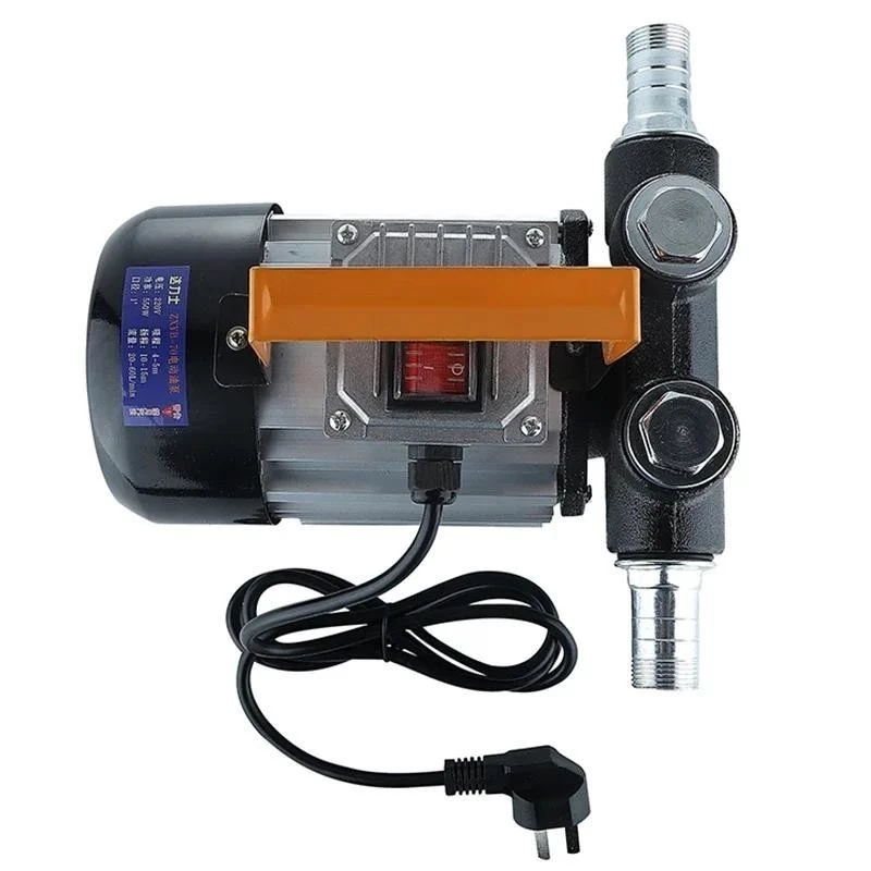 MÁY BƠM DẦU 550W 220V HÚT SÂU 3M ĐẾN 8M CỘT ÁP 10 ĐẾN 15M HÚT XẢ 25/25 LƯU LƯỢNG 40 L/MIN HÚT DẦU DIESEL NHỎ GỌN