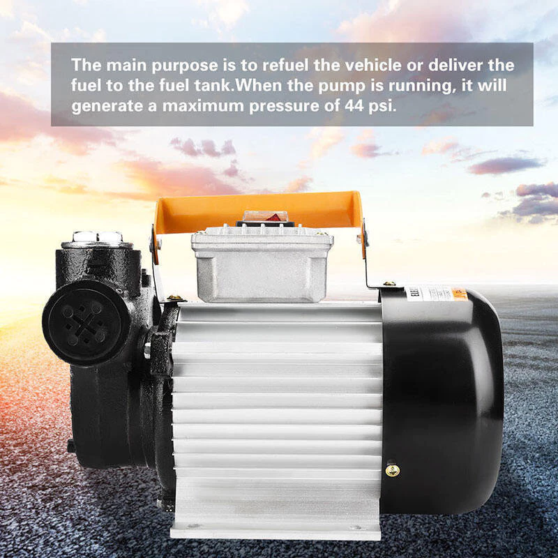 MÁY BƠM DẦU 550W 220V HÚT SÂU 3M ĐẾN 8M CỘT ÁP 10 ĐẾN 15M HÚT XẢ 25/25 LƯU LƯỢNG 40 L/MIN HÚT DẦU DIESEL NHỎ GỌN