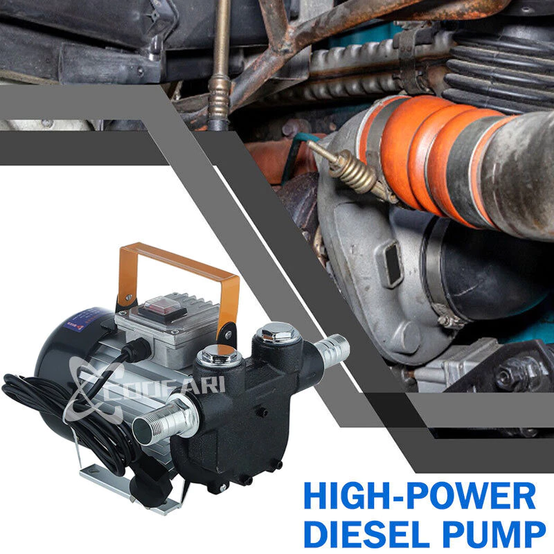 MÁY BƠM DẦU 550W 220V HÚT SÂU 3M ĐẾN 8M CỘT ÁP 10 ĐẾN 15M HÚT XẢ 25/25 LƯU LƯỢNG 40 L/MIN HÚT DẦU DIESEL NHỎ GỌN