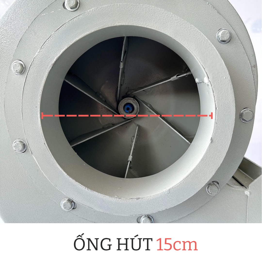 QUẠT SÊN LY TÂM CÔNG SUẤT 750W - 220V CÁNH XẺNG