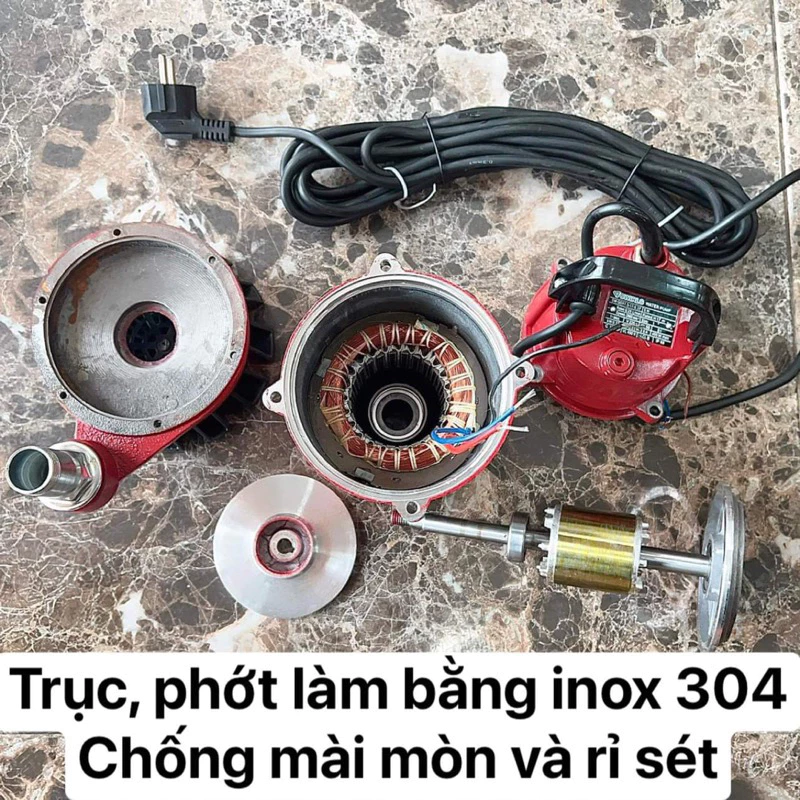 MÁY BƠM CHÌM 370W BƠM THẢ TÕM NƯỚC SẠCH SWIRLS SW.QDX1.5-17-0.37 ỐNG XẢ 25 LƯU LƯỢNG 25 L/PHÚT MAX 17M BƠM NƯỚC GIẾNG AO HỒ DÂN DỤNG GIA ĐÌNH