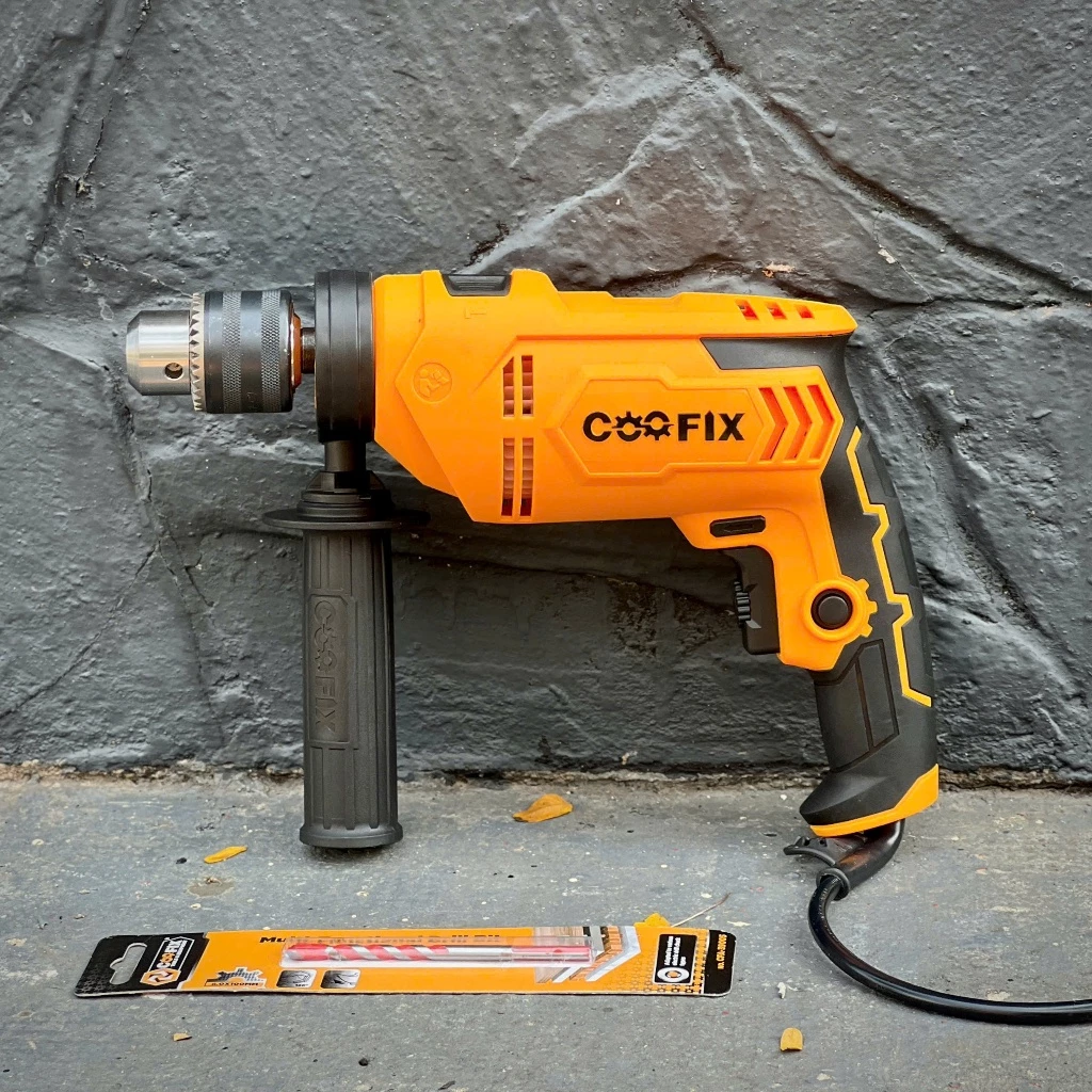 MÁY KHOAN ĐẦU 13 CÔNG SUẤT 710W COOFIX CF-ID008 CÓ CHỈNH TỐC TẶNG KÈM MŨI KHOAN