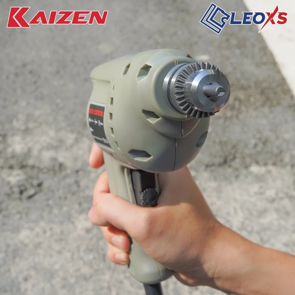 Máy Khoan Cầm Tay KAIZEN KZ-6510 400W Đầu 6.5mm Khoan Sắt Gỗ Bắt Vít
