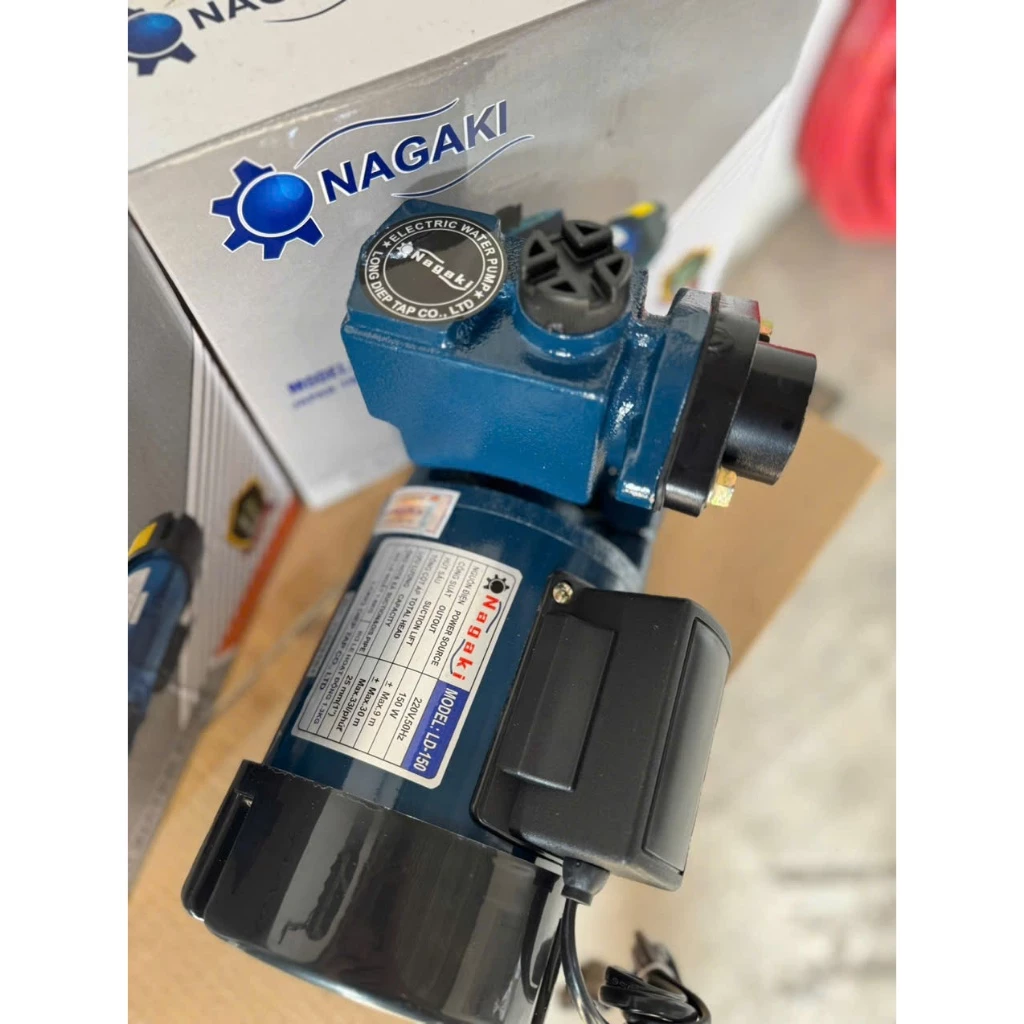 MÁY BƠM CHÂN KHÔNG ĐẨY CAO NAGKY LD-150 150W SỬ DỤNG BƠM NƯỚC LÊN CAO VÀ CẤP NƯỚC SINH HOẠT