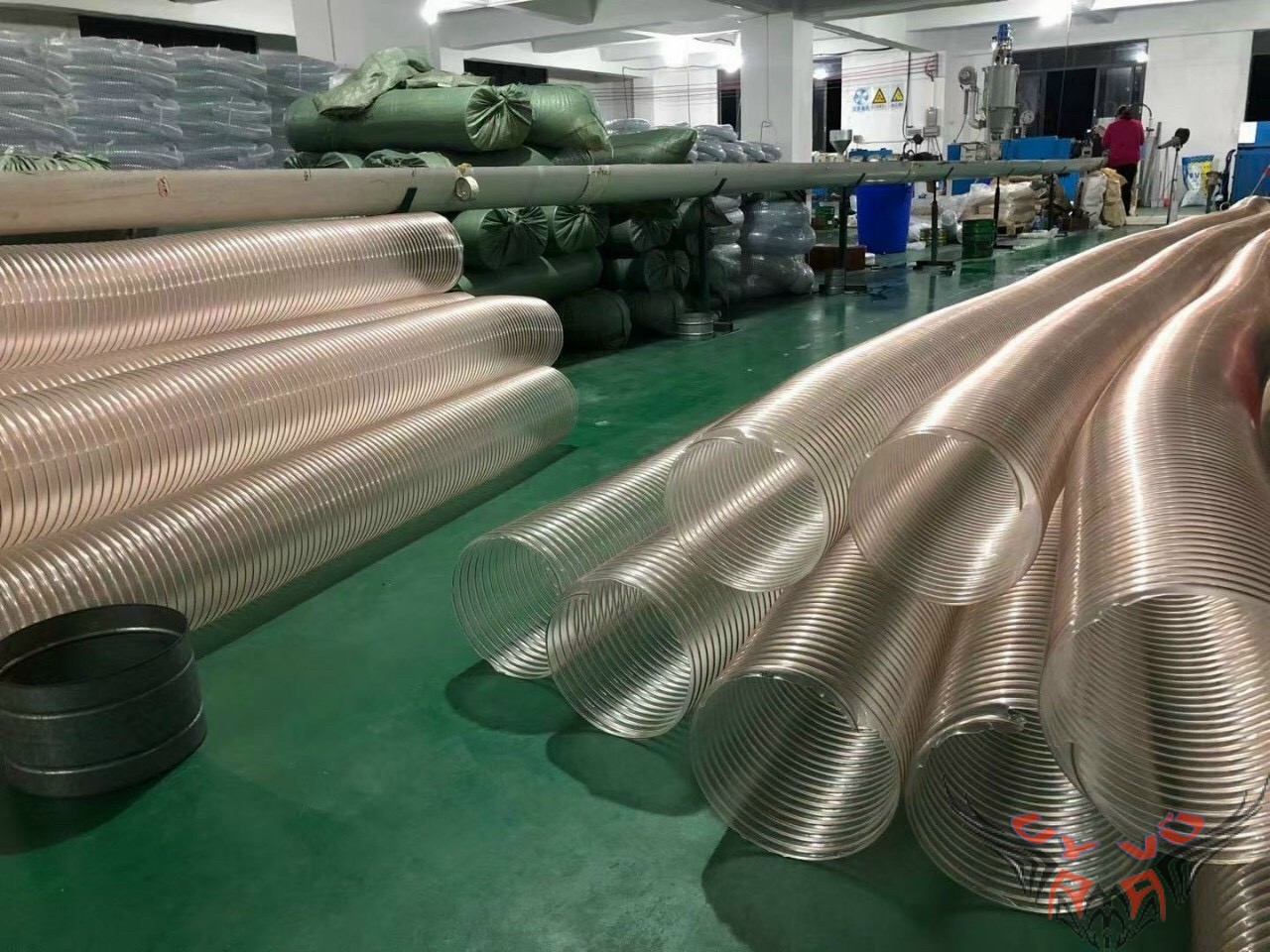 ỐNG HÚT BỤI PU LÕI THÉP MẠ ĐỒNG PHI 25 ĐẾN PHI 150