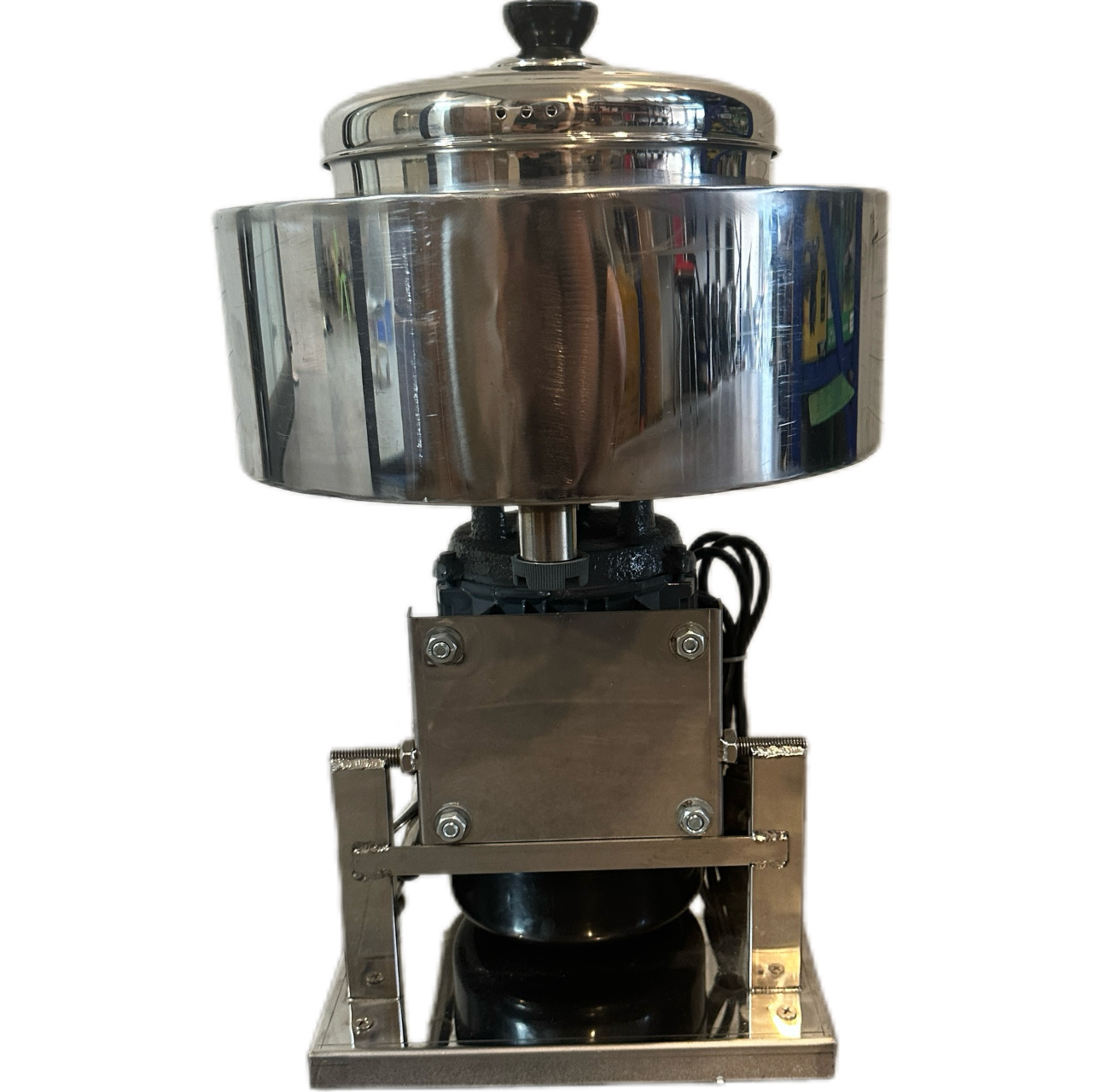 Điện Máy Minh Thành HD - Máy Xay Giò Chả Công Nghiệp 1100W Lõi Đồng 100% Có Bao Đá Nồi 22cm Dao 3 cánh Inox Tặng Thanh Ruốc Thương Hiệu NINH PHÁT Bảo Hành 12 Tháng
