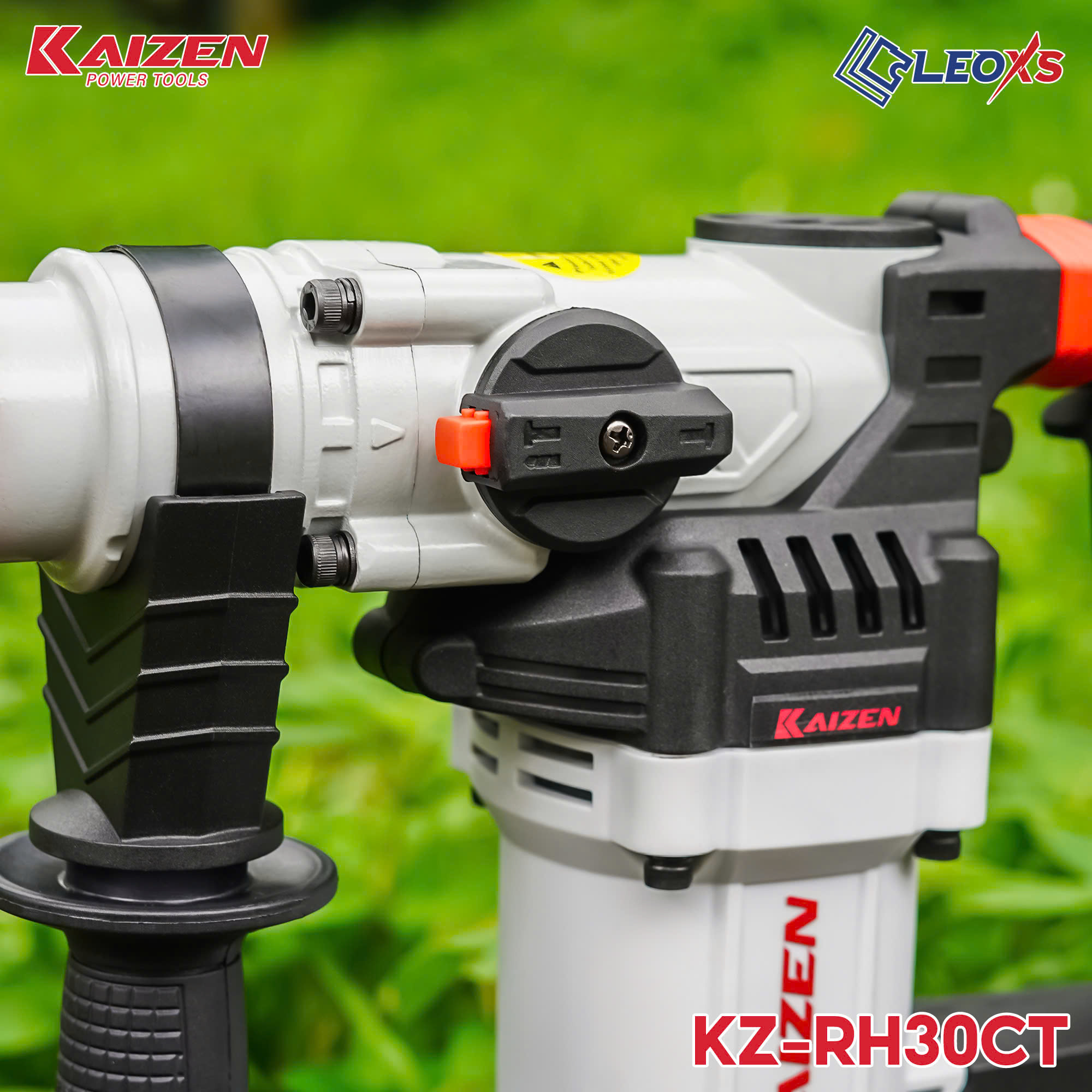 Máy Khoan Búa 2 Chức Năng KAIZEN KZ-RH30CT 1100W Khoan Đục Bê Tông SDS Plus 6-14mm