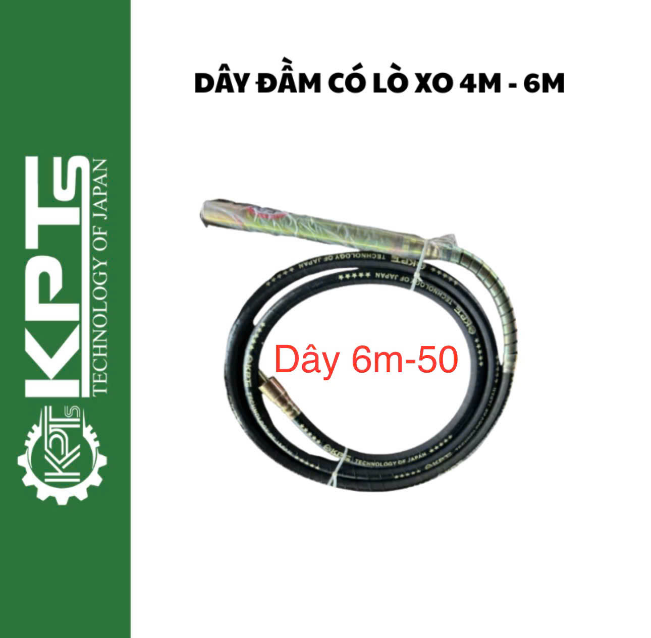 VÒI ĐẦM DÂY ĐẦM DÙI ĐIỆN KPTs KPT-35/4B PHI 35 LOẠI DÀI 4M KHÔNG LÒ XO LÕI DÂY DÀY VÀ TO KHẤY BÊ TÔNG DỄ DÀNG HƠN